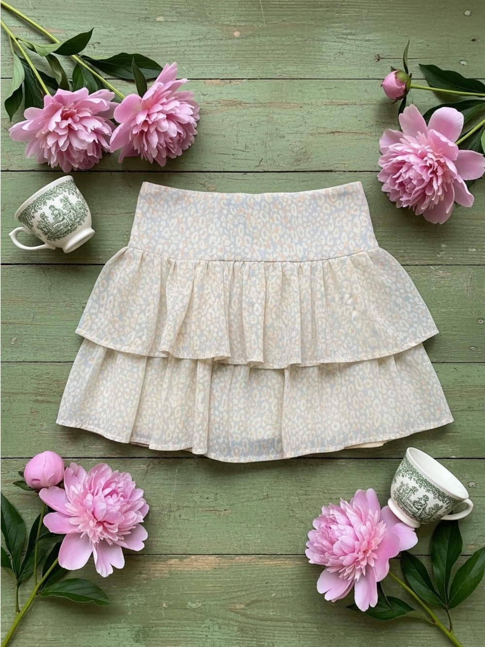 Delias boho summer mini skirt